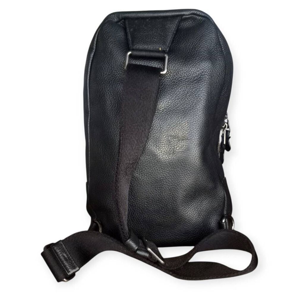 Coach Campus Pack In Pebble Leather Black EUC - Picture 3 of 12